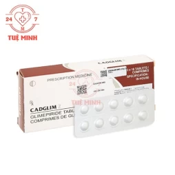 Cadglim 2 Zydus Cadila - Thuốc trị tiểu đường tuýp 2 không phụ thuộc insulin